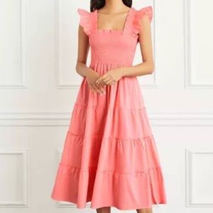 FLASH SALE! NWT HILL HOUSE Ellie Nap Dress in Coral